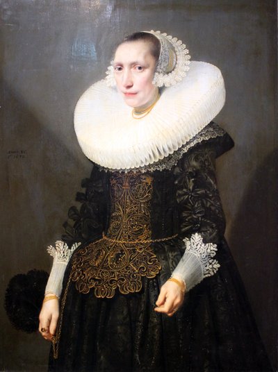 Portrait of a Lady by Michiel Jansz van Mierevelt